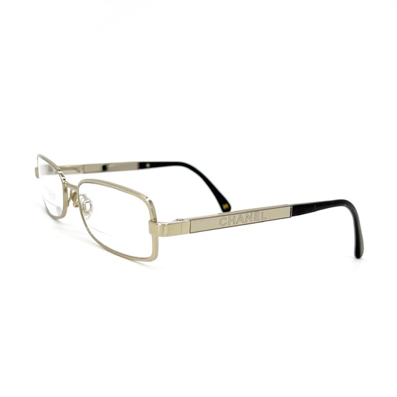 Vtg Chanel Eyeglasses Prescription Ready Frames Collection Miroir Gold Glasses - Picture 1 of 13